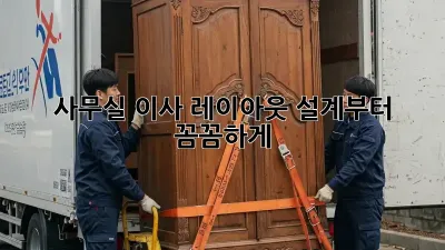 사무실 이사? 레이아웃 설계부터 꼼꼼하게!